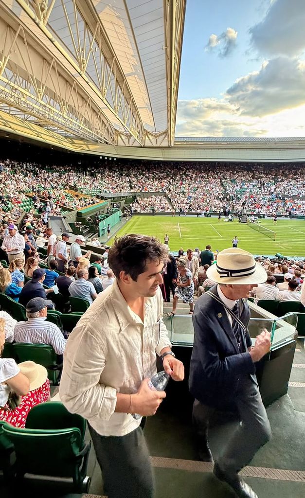 Mert ha disfrutado en Wimbledon de una de sus pasiones: el tenis