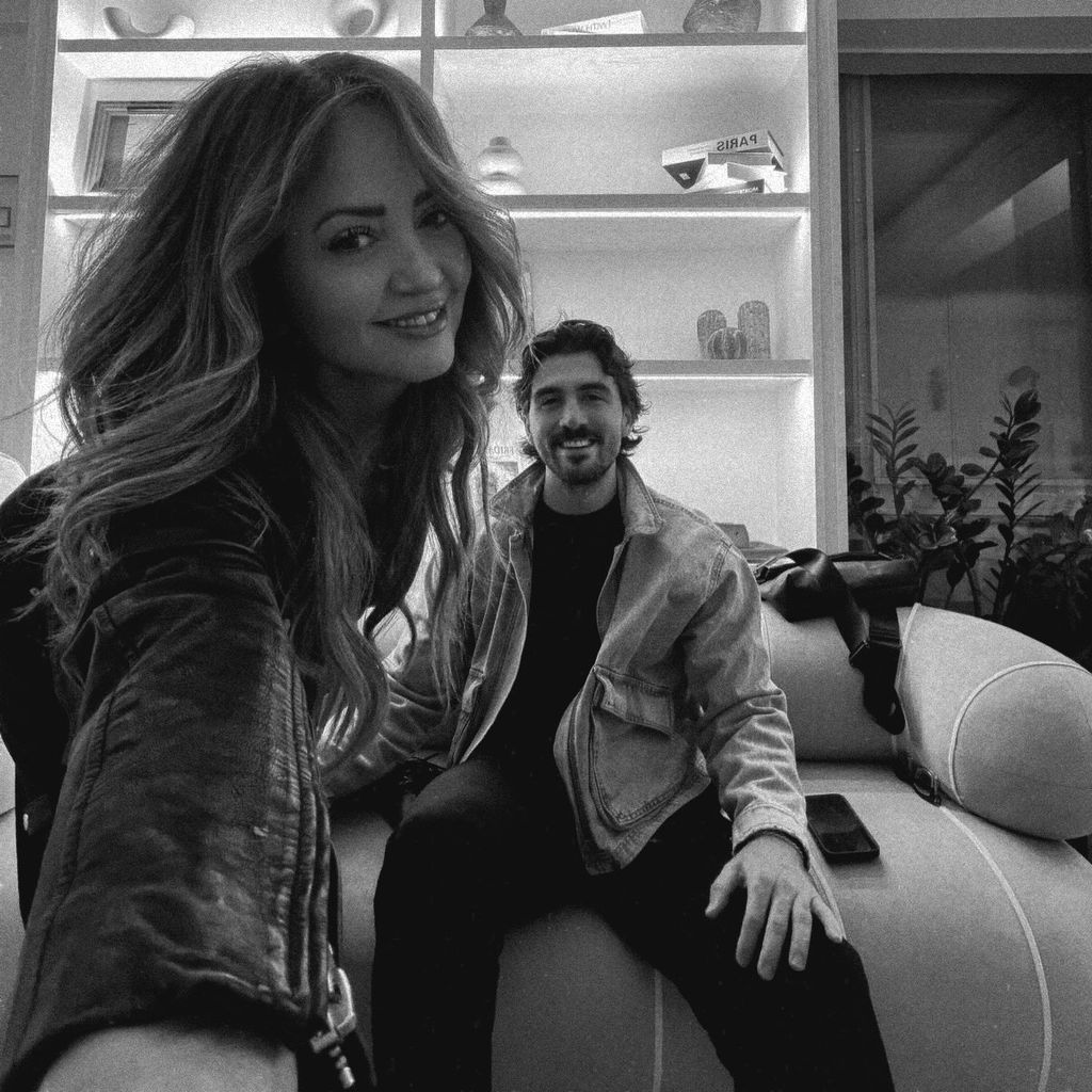 Andrea Legarreta y Luis Carlos Origel 
