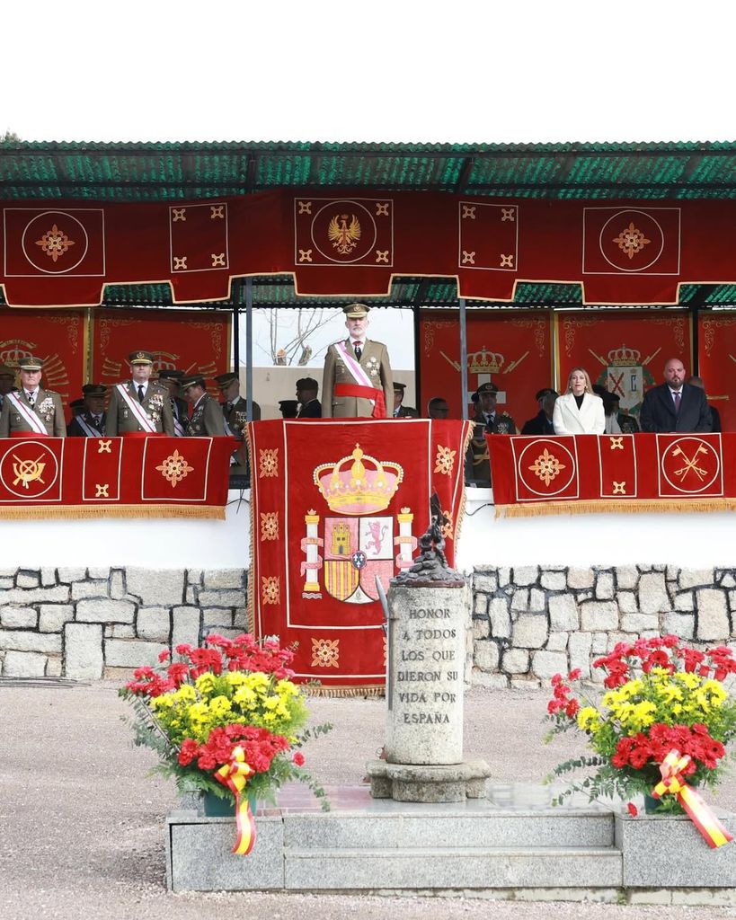 El Rey presidiendo el acto