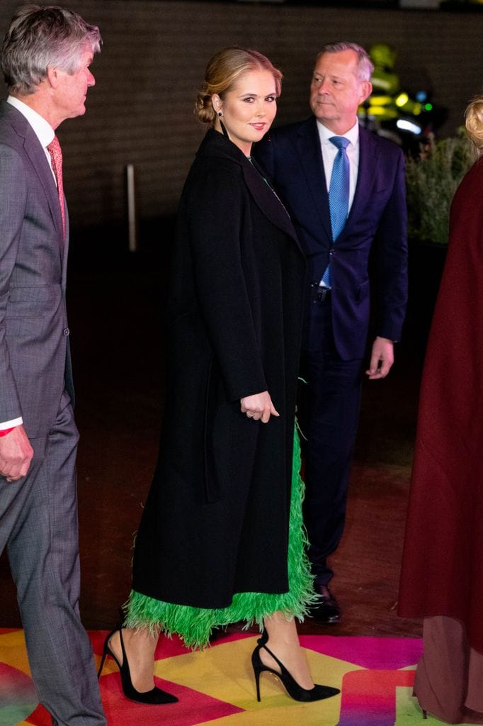 Los reyes Guillermo y Máxima, con la princesa Amalia, celebrando el 750 aniversario de Ámsterdam