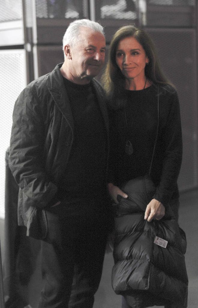 El matrimonio el 16 de diciembre de 2014 en un concierto de Joaquín Sabina en Madrid  