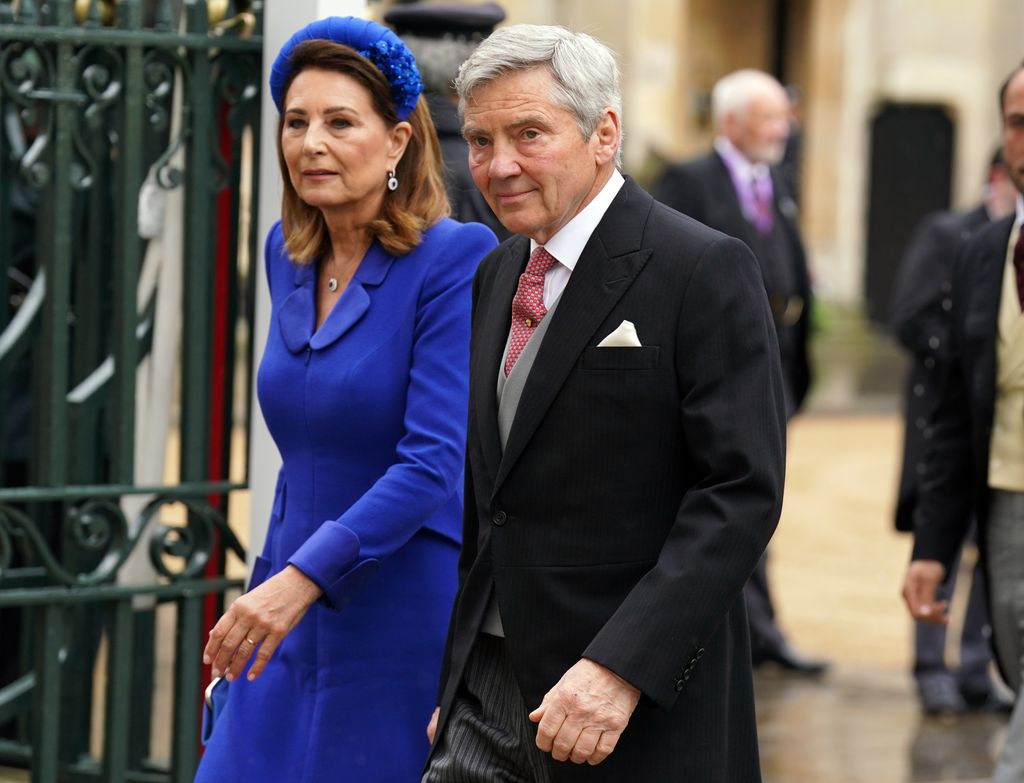 Michael Middleton y Carole Middleton, padres de la Princesa de Gales