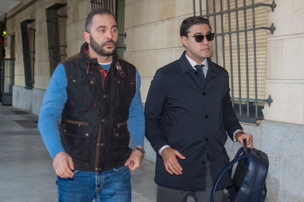 Antonio Tejado llegando a los juzgados, 11de noviembre de 2025