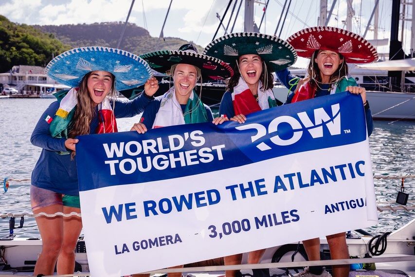 Oceanida compitió en el World’s Toughest Row junto a 43 equipos, 114 remeros y representantes de 20 países.