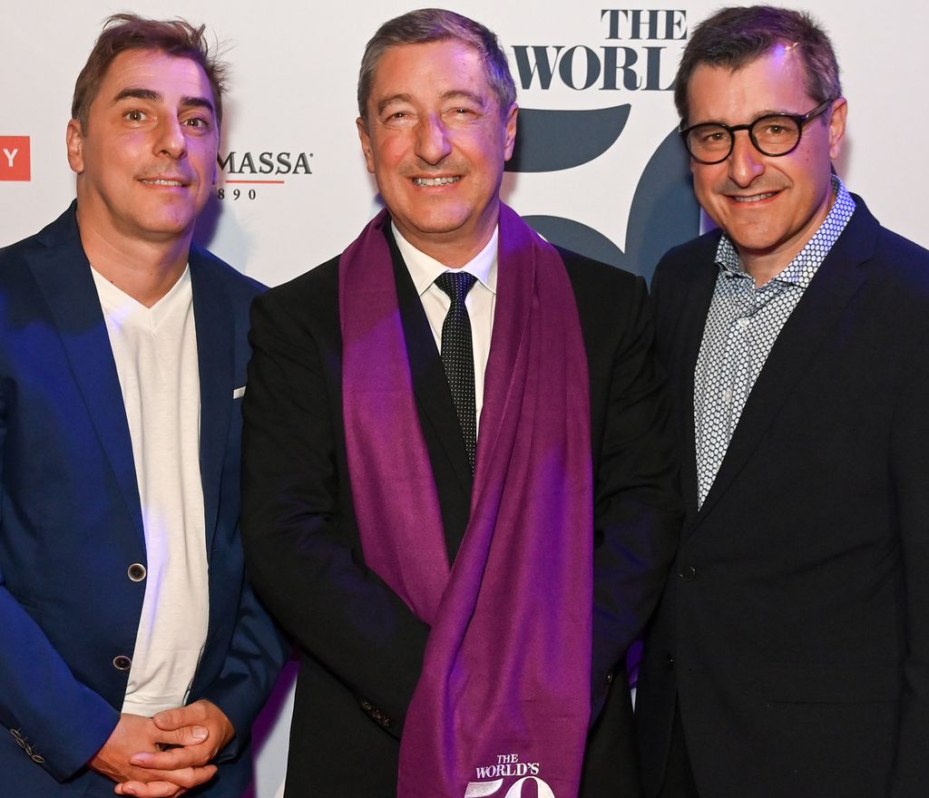De izquierda a derecha, los tres hermanos Roca: Jordi, Joan y Josep.