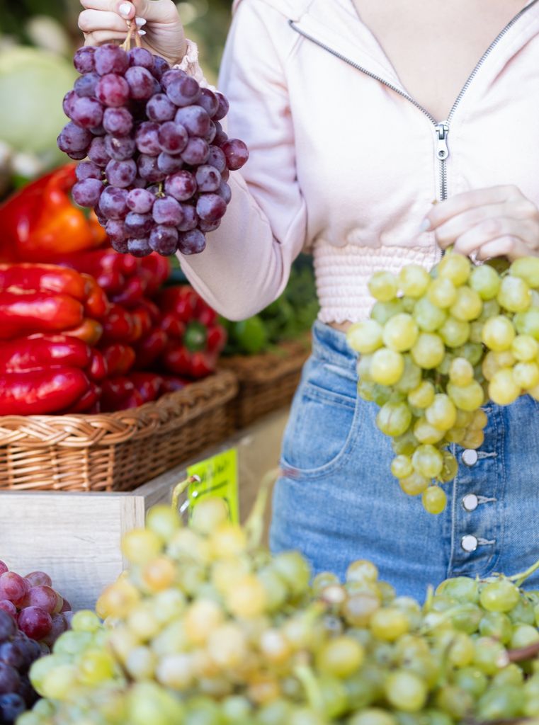 Las uvas, un básico en la cesta de septiembre.