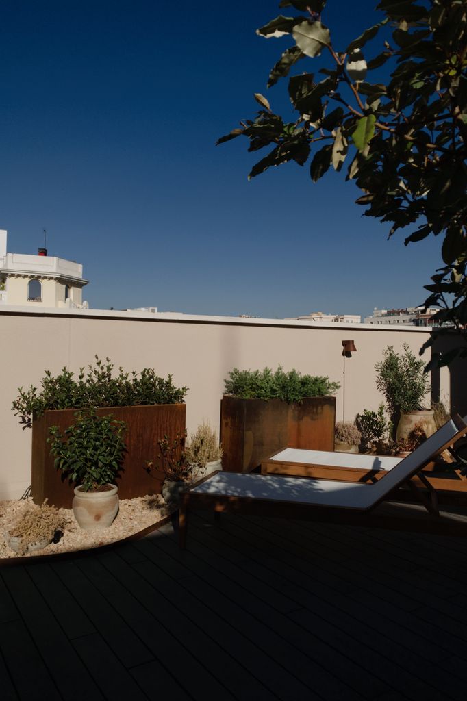Detalle de terraza del proyecto Almagro