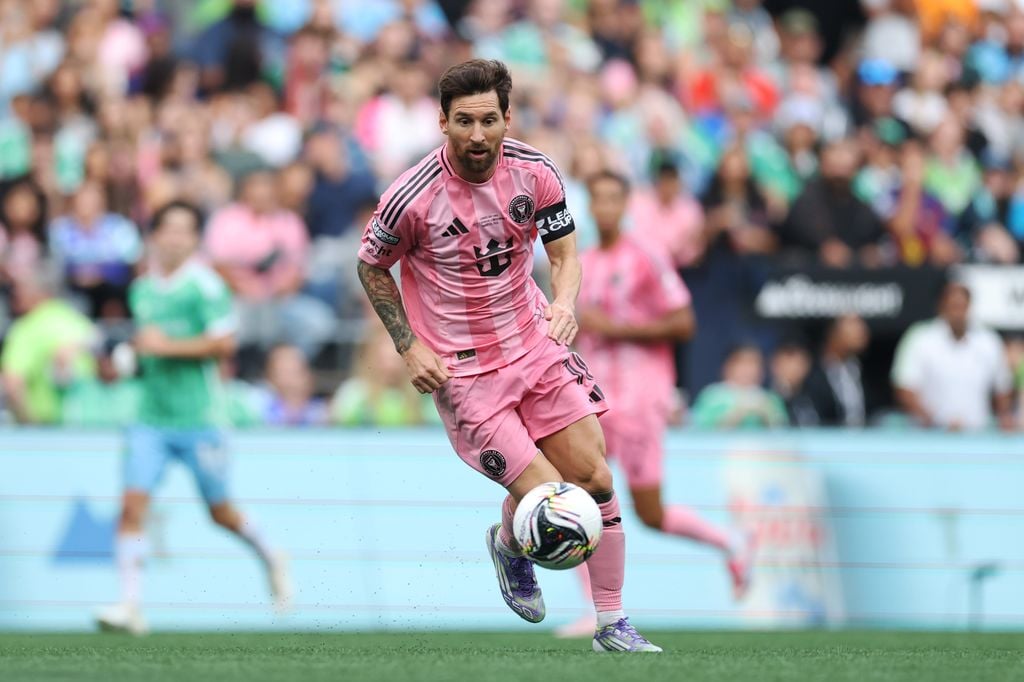 Lionel Messi en Miami dominando la cancha.
