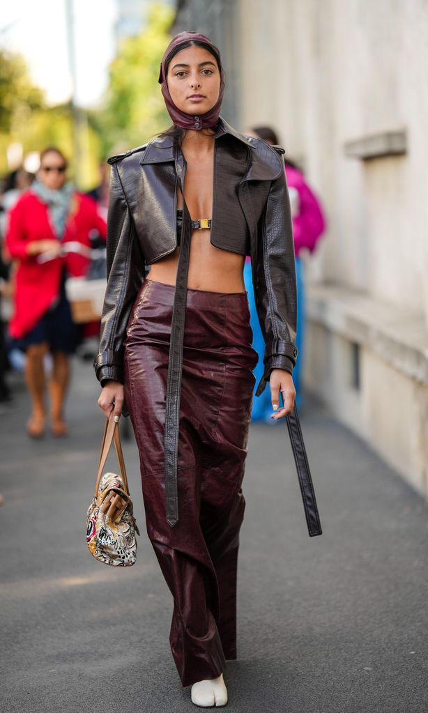 leather bonnet