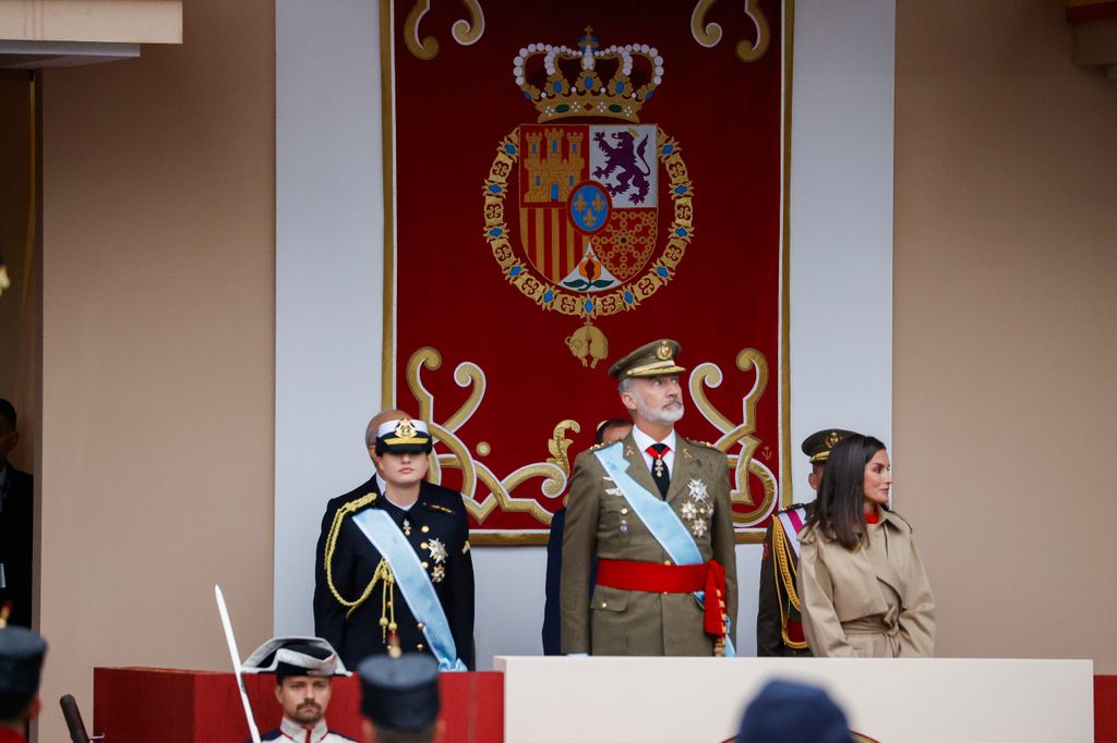 Los reyes y la Princesa Leonor Día Hispanidad 2024 