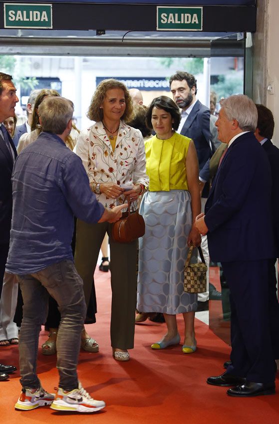La infanta Elena en un estreno de cine