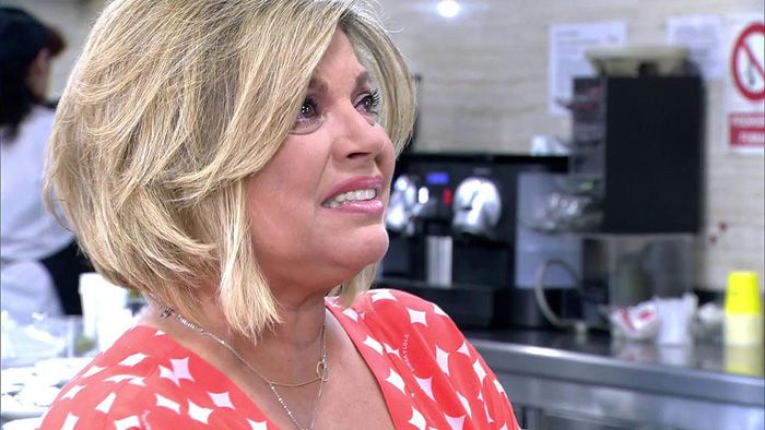 Terelu Campos regresa entre lágrimas al trabajo tras su delicada operación