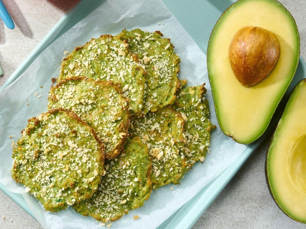 Snacks salados de aguacate