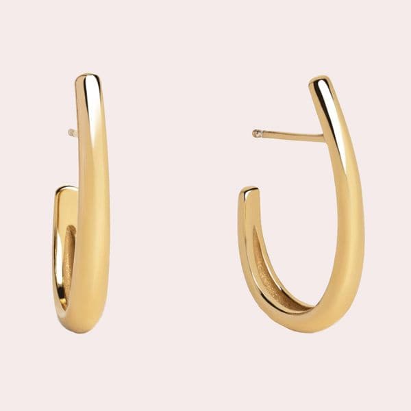 Pendientes Aro Aby Baño Oro