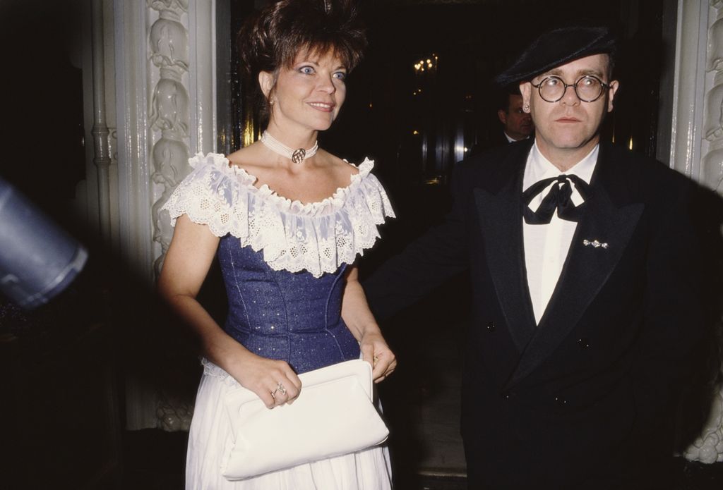 Elton John y Renate Blauel en 1988