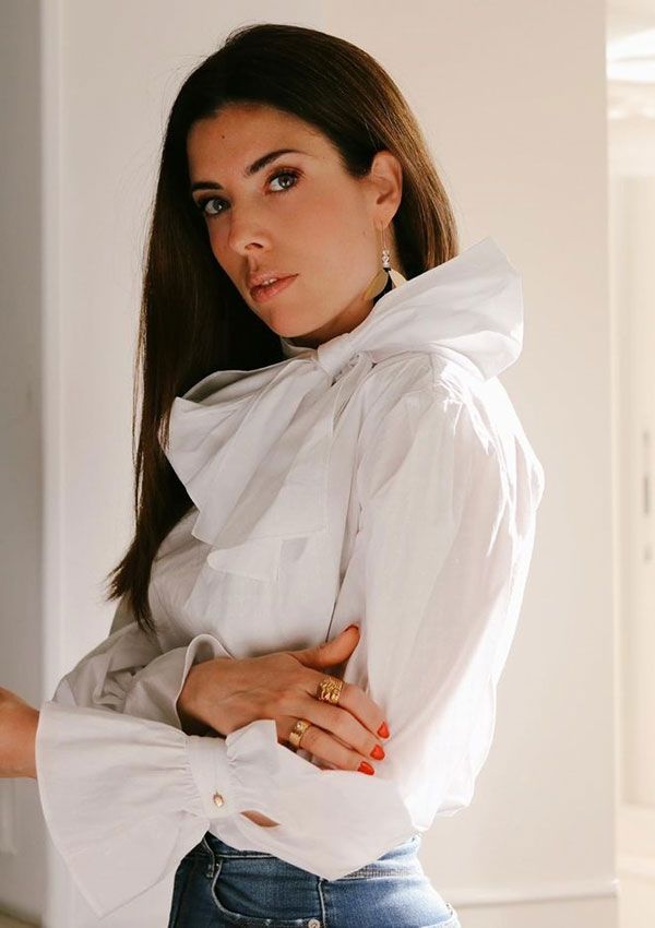 Lidia Bedman con look de invitada