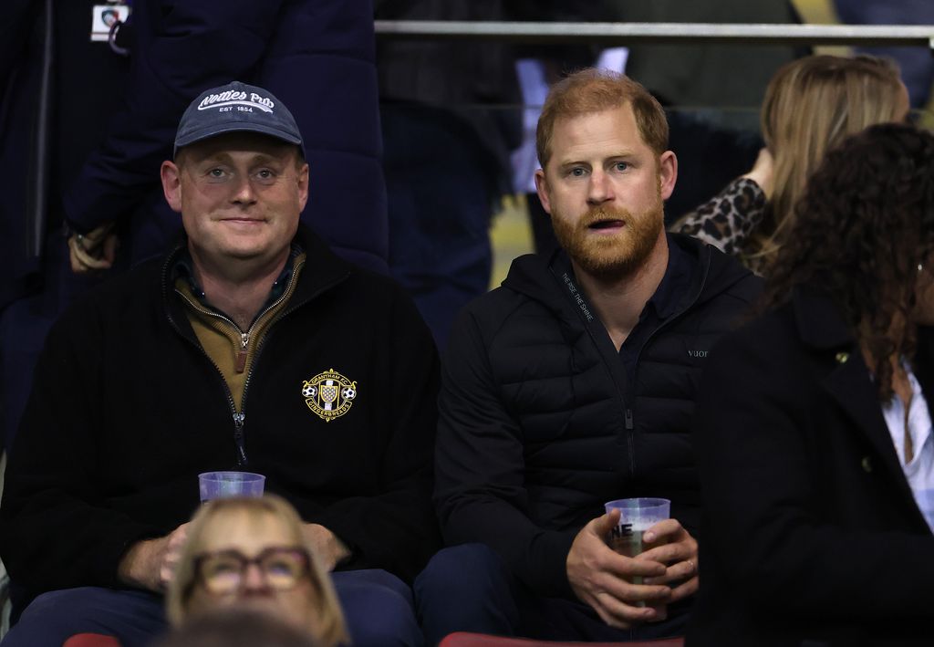 El príncipe Harry acude a un partido de rugby en Leicester
