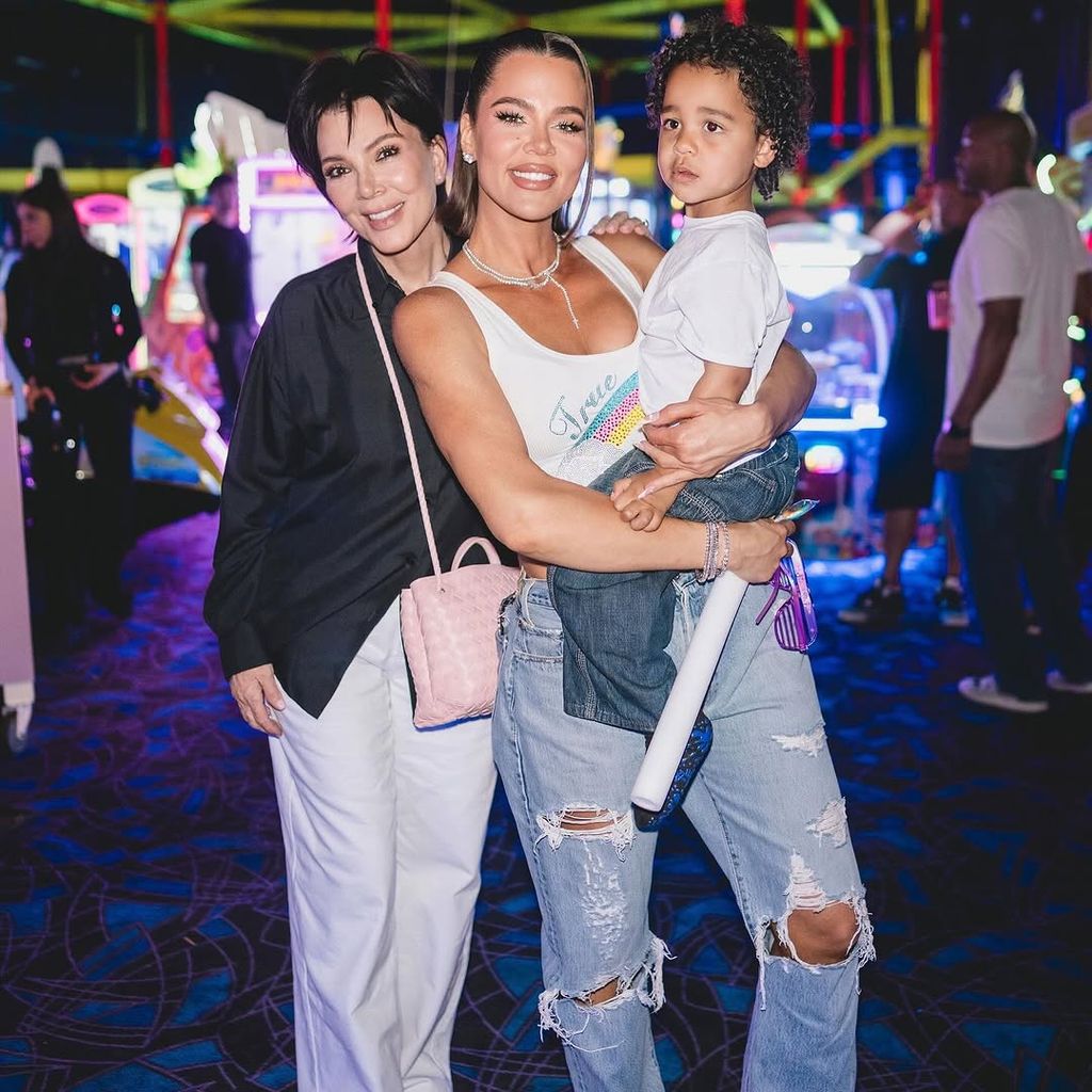 Kris Jenner no se perdió la fiesta de su nieta