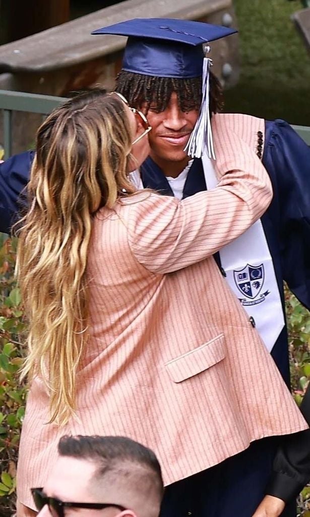 Heidi Klum con su hijo Henry