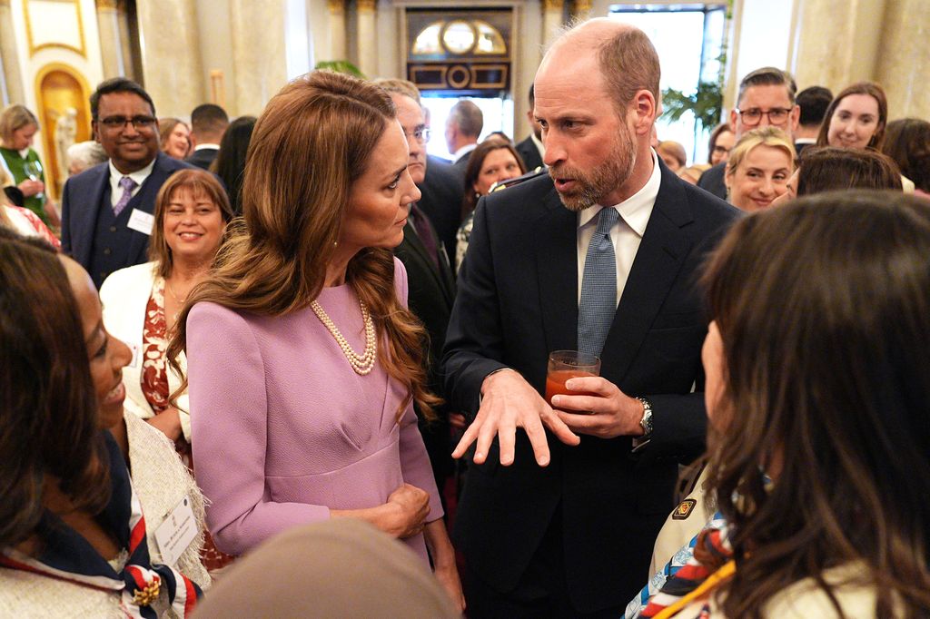 Kate Middleotn y el príncipe Guillermo en el que hubiera sido el cumpleaños número 100 de Isabel II