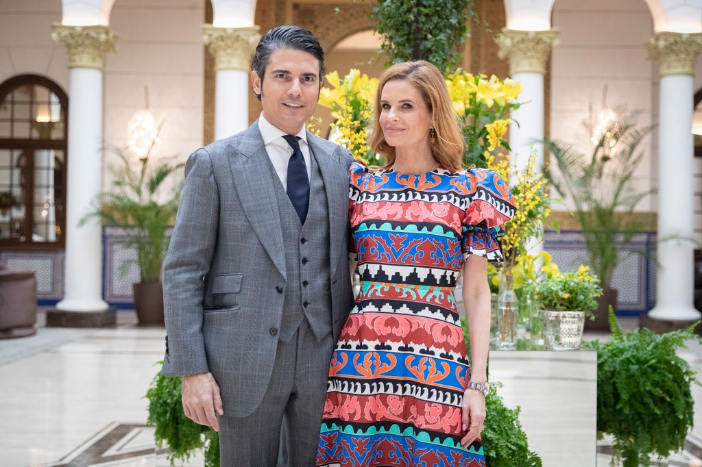 Olivia junto a su marido, Julián Porras-Figueroa