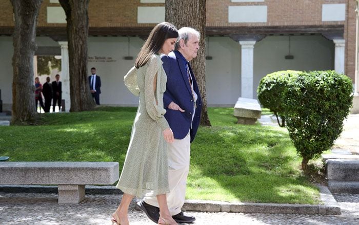 Doña Letizia con Rafael Cardenas