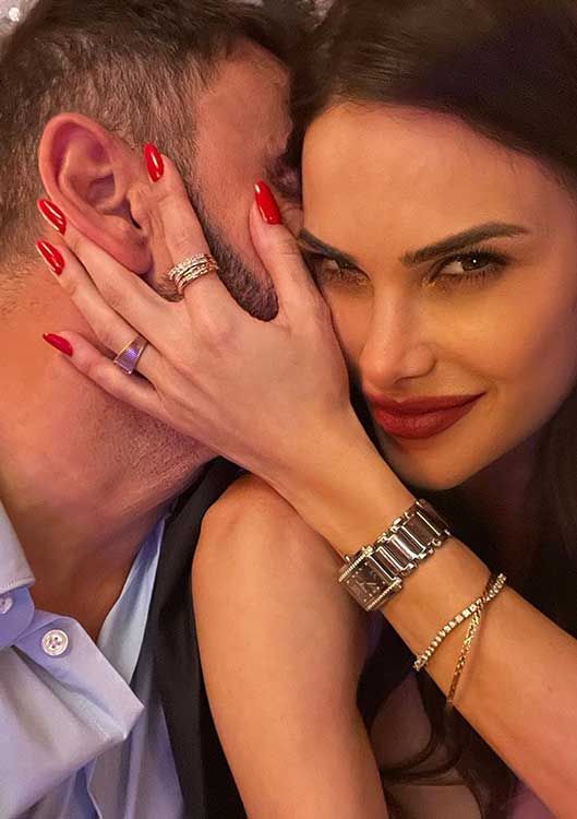 Carla Barber y su novio Joseph