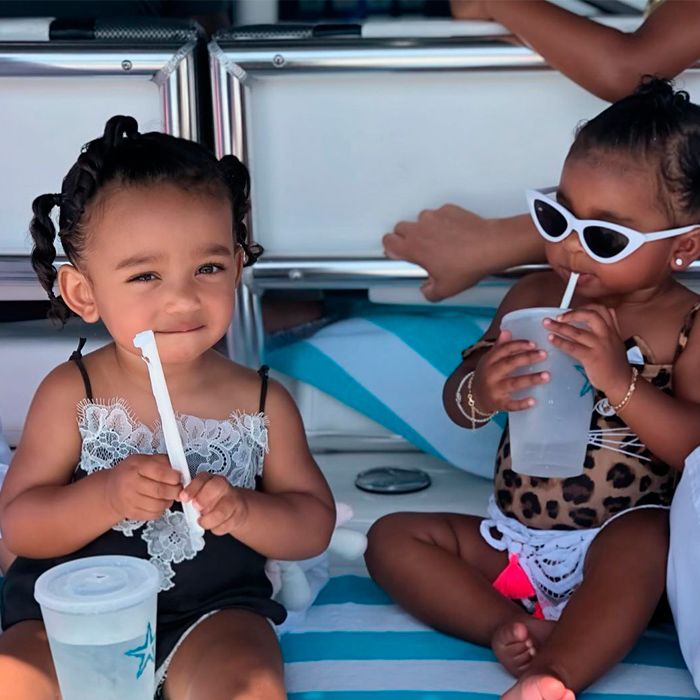 Hijas de Kim y Khloé Kardashian 
