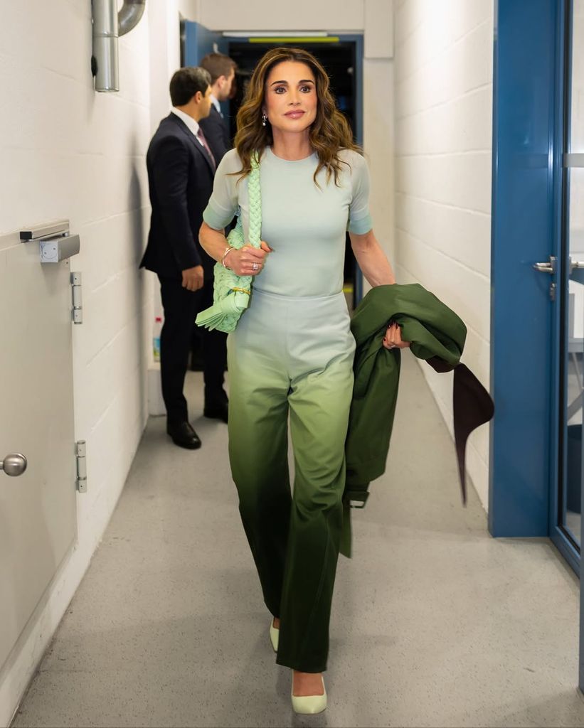 Rania de Jordania en el 'One Young World Summit', Múnich, 2025.