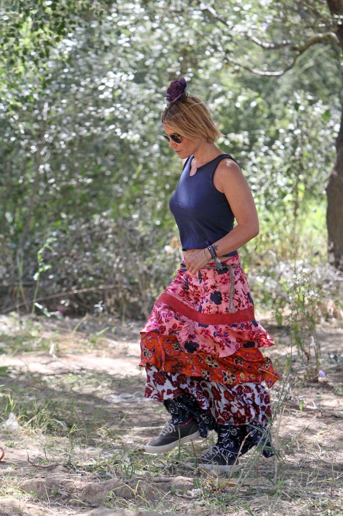 Eugenia Martínez de Irujo en El Rocío, 2010.