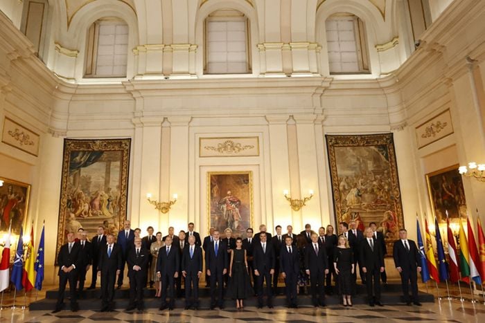 Los reyes Felipe y Letizia ofrecen una cena histórica con motivo de la cumbre de la OTAN