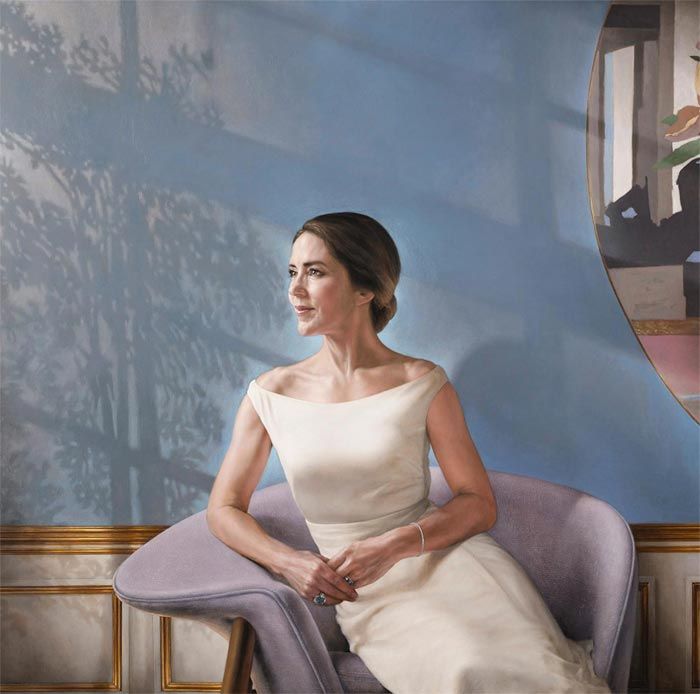 Mary de Dinamarca: así es su retrato pintado por un español que ya está en el museo