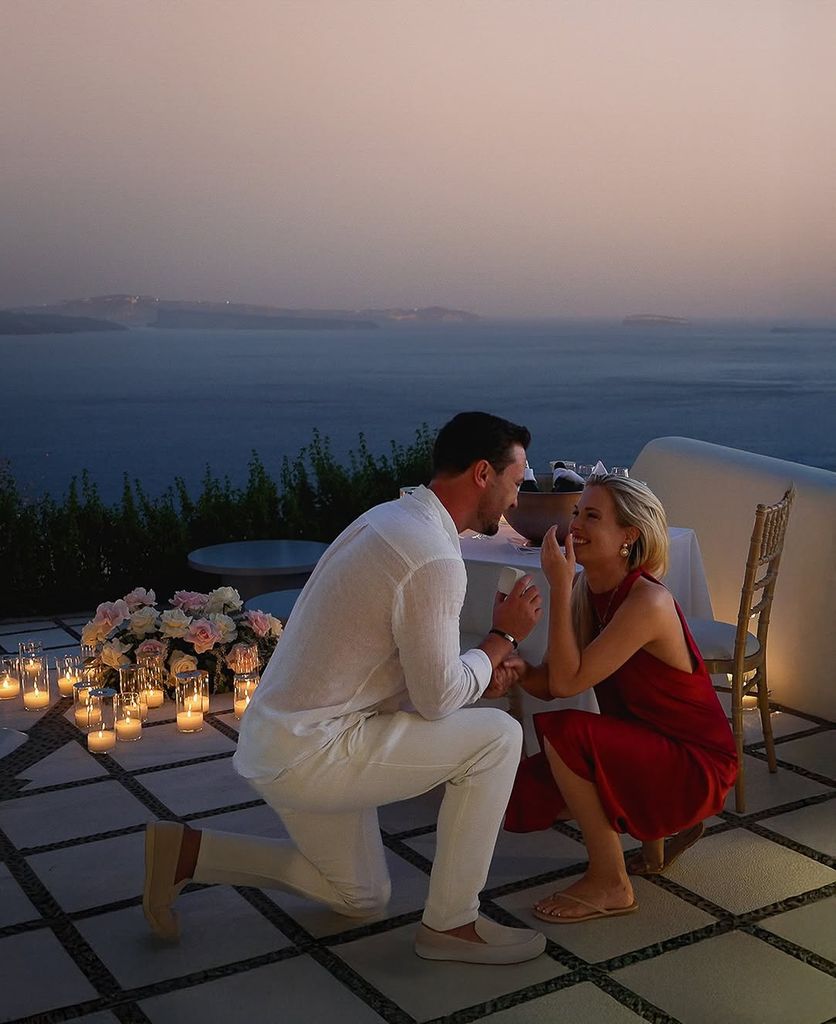 El momento exacto de la pedida de mano