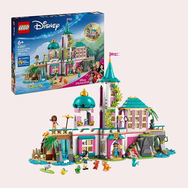 LEGO Disney Princess Castillo de Las Princesas y Mascotas Reales 43267
