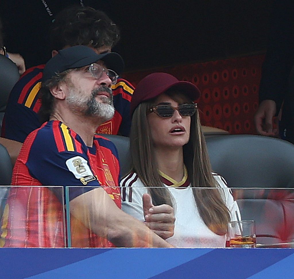 Penélope Cruz y Javier Bardem volvieron a apoyar a España en el Mundial