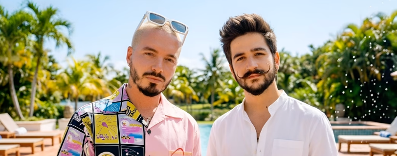 Camilo y J Balvin en su último tema juntos, 'Esa Mirada'