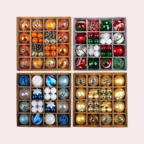 44 Uds. Bola de Navidad de 3/6CM Aliexpress