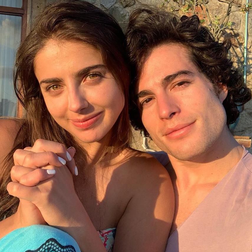 Michelle Renaud y Danilo Carrera