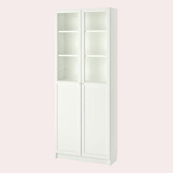 BILLY / OXBERG Librería con puerta de vidrio