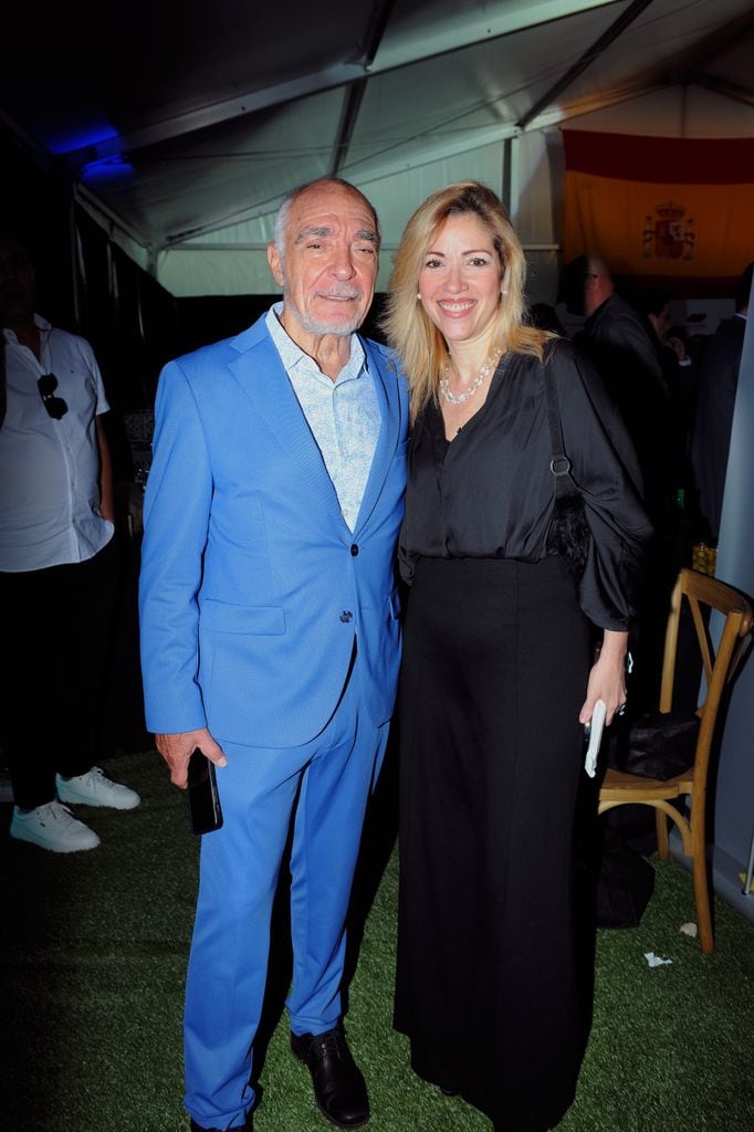 [Izda. a dcha.] Julian Lineras (Presidente Centro Cultural Español) y Carolina Lizarraga, New Business Director ¡HOLA! Américas