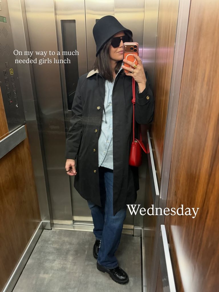 Los looks premamá de Isabelle Junot en invierno