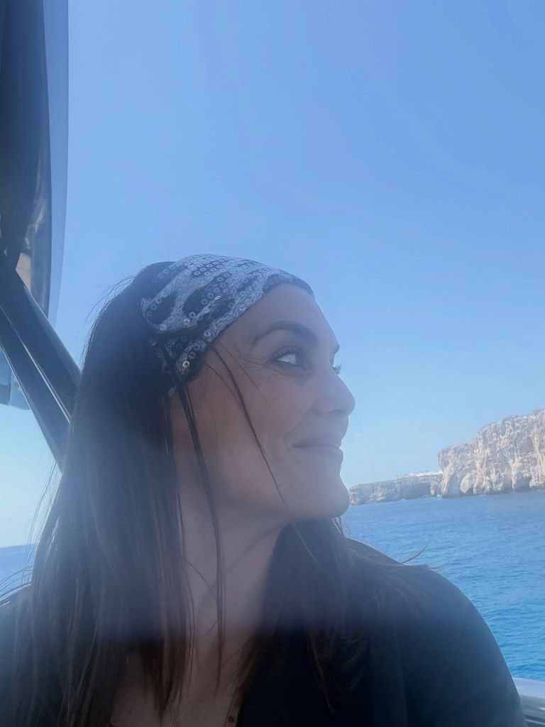 Mónica Carrillo disfruta de sus vacaciones