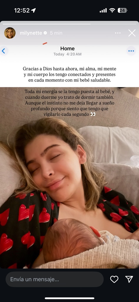 Migbelis Castellanos está enfocada en ser su mejor versión para cuidar de su bebé.