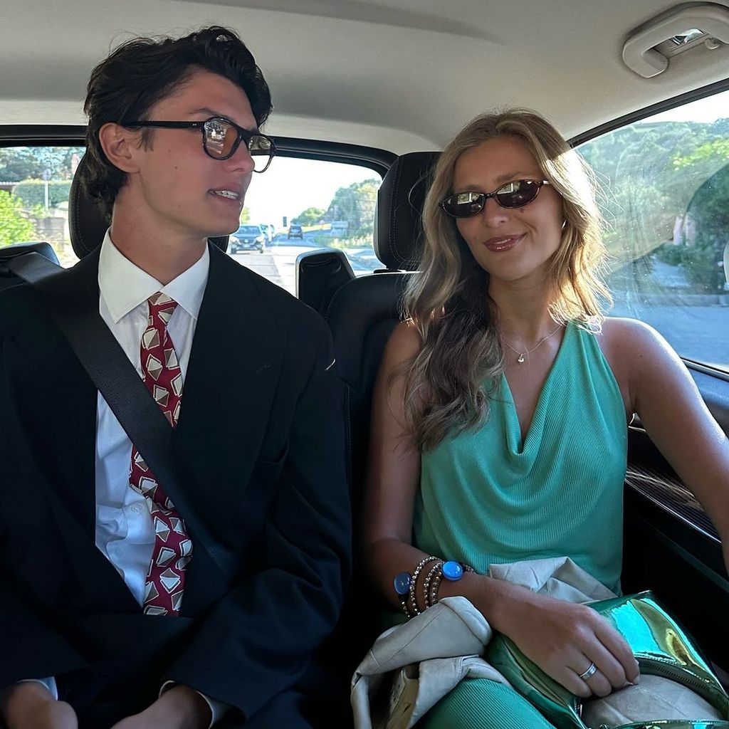 Benedikte Thoustrup y Nicolás de Dinamarca en una fiesta de Armani