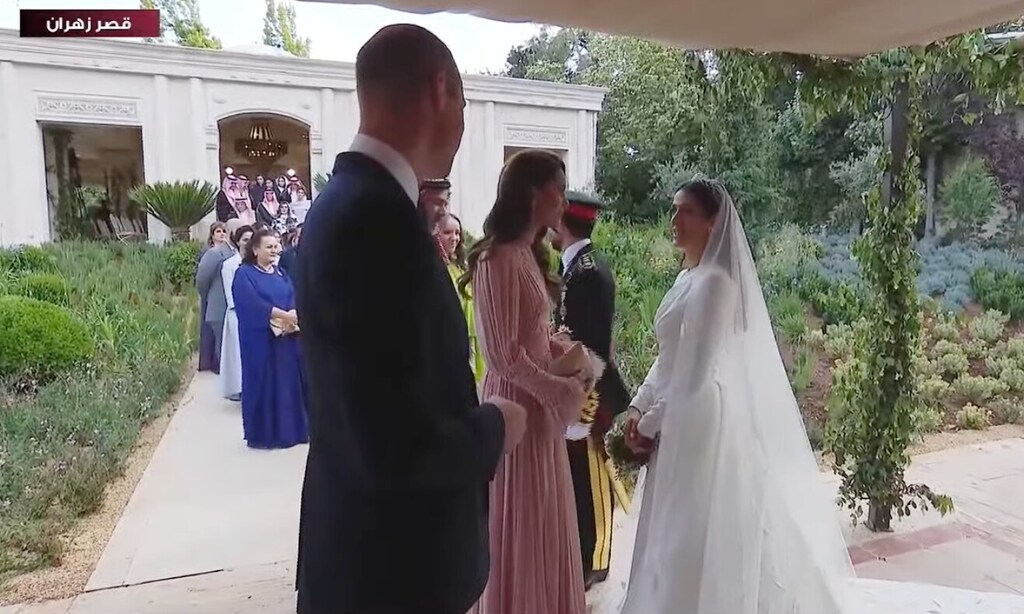 The Princess of Wales also wore an Elie Saab design to the royal wedding on June 1