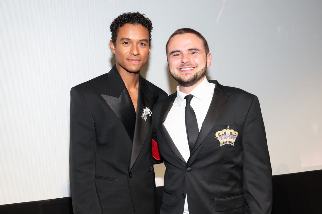 Jaafar, quien interpreta a Michael en su biopic, y Prince