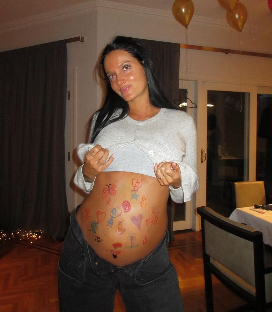 Oriana Sabatini celebró un especial baby shower con temática de Harry Potter.