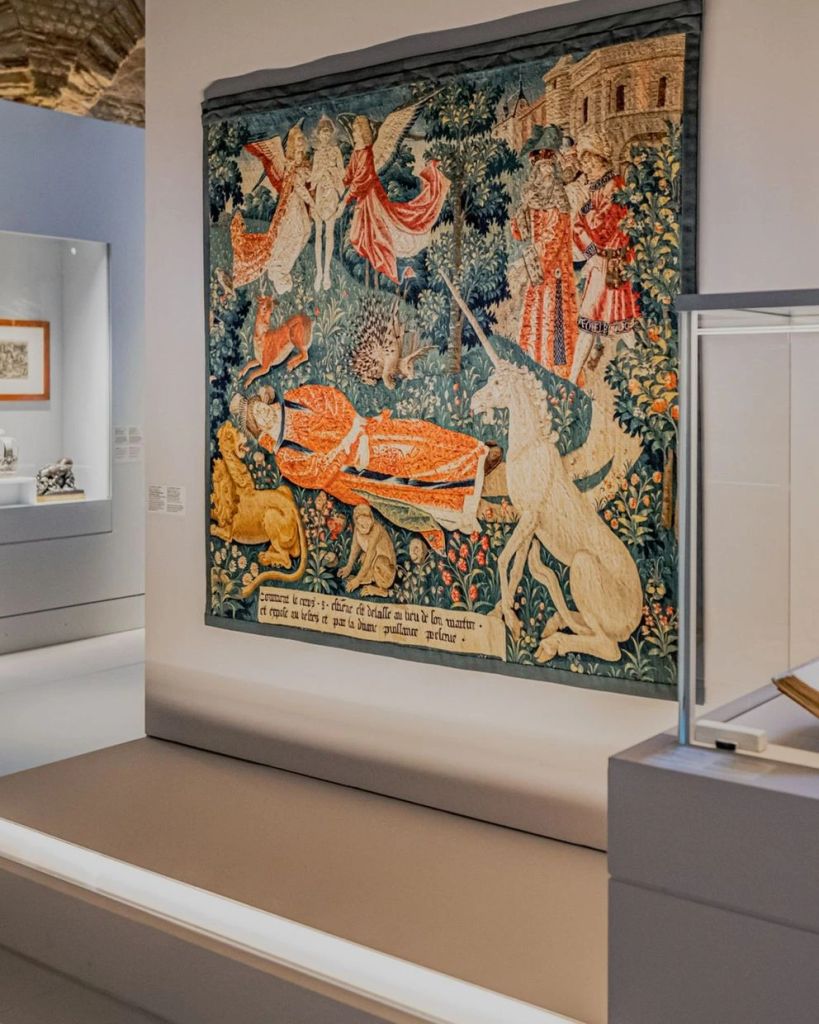 Los interiores del museo. 