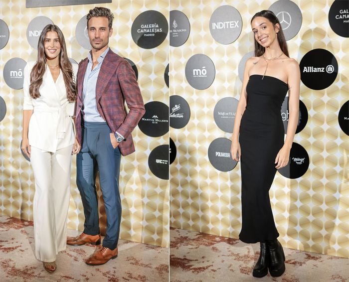 Lidia Torrent y Jaime Astrain y Palito Dominguín en la inauguración de la Mercedes-Benz Madrid Fashion Week