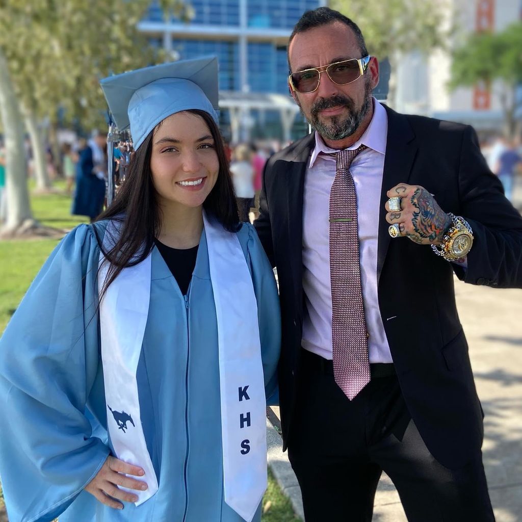 Jason David Frank y su hija Jenna